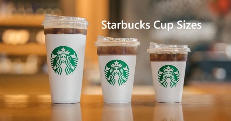 Starbucks Cup Sizes